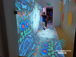 南山6通道地面互动