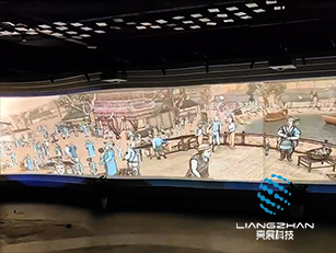 杭州图书馆多通道投影融合