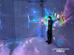 粤港澳大湾区互动投影